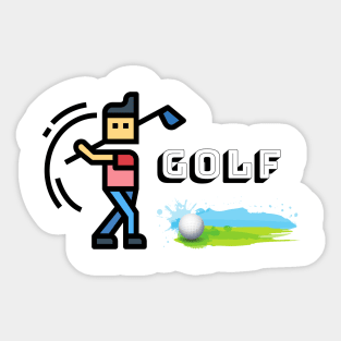 GOLF Sticker